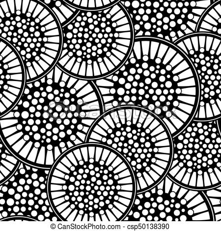 450x470 Vector Seamless Floral Pattern. Background With Flowers And Leaves