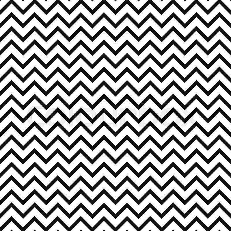 800x800 Chevron Zigzag Black And White Seamless Pattern. Vector Geometric