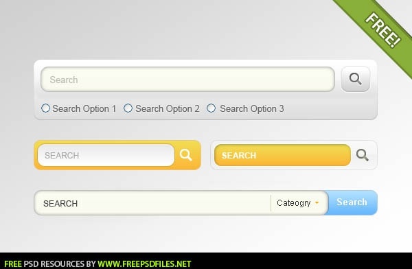600x392 Search Box Designs Free Psd Download