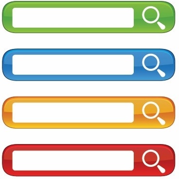 368x369 Free Colorful Website Search Boxes Vector Free Vector In