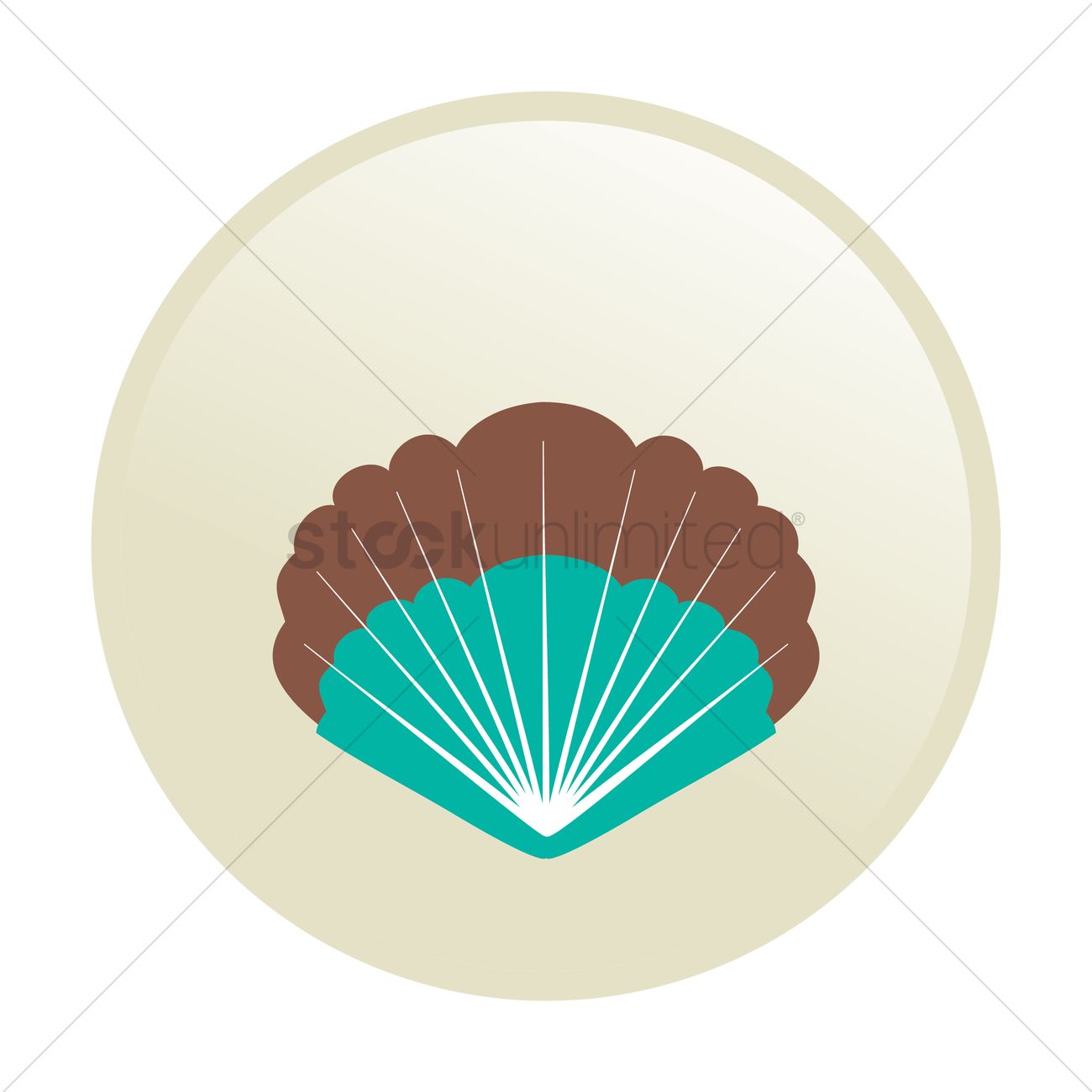1300x1300 Free Seashell Vector Image