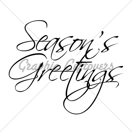 500x500 Seasons Greetings Gl Stock Images