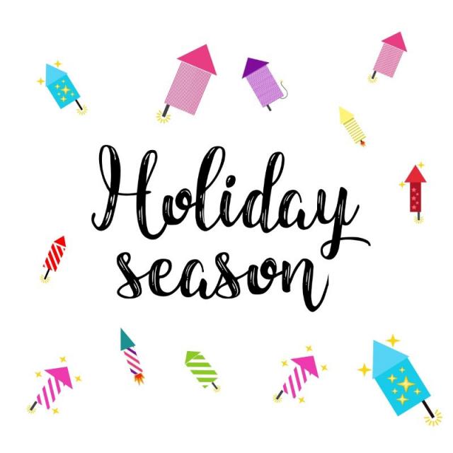 640x640 Holiday Season Greetings Card Vector, Merry, Card, Text Png And