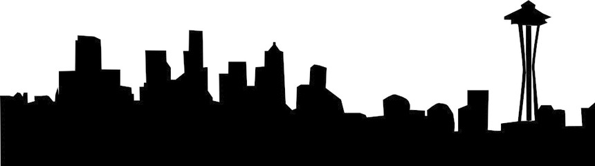 860x240 Seattle Skyline Stock Image And Royalty Free Vector Files On