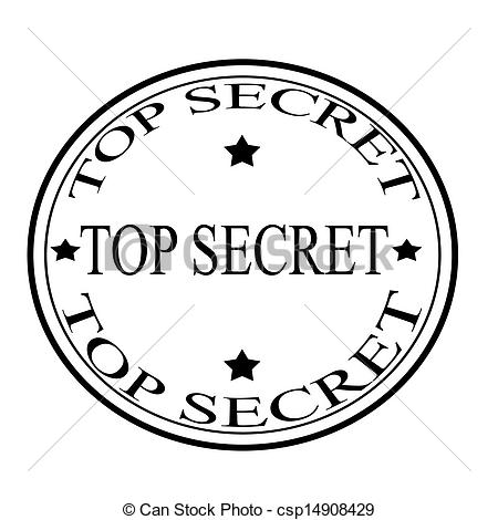 450x470 Stamp With Text Top Secret Inside, Vector Illustration Vector
