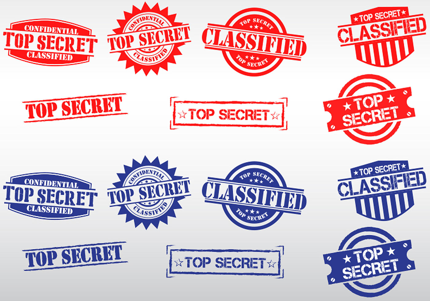 1400x980 Top Secret Stamp Vectors