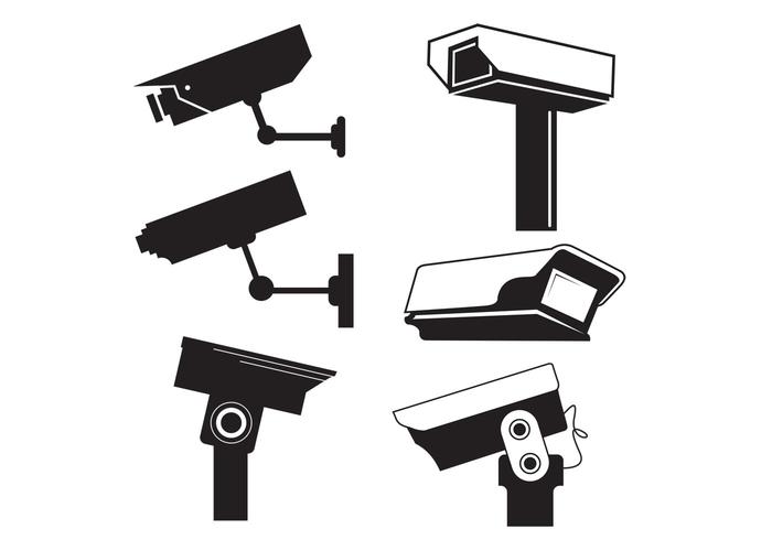 700x490 Cctv Camera Vector Graphics