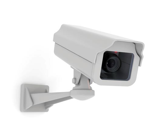 550x440 Surveillance Cameras Vector Shapes