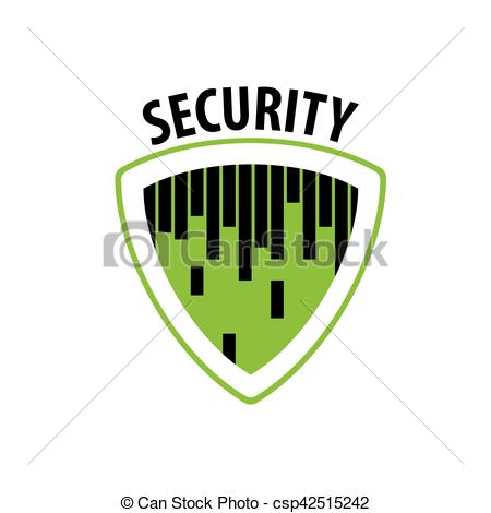 450x470 Vector Logo Security. Pattern Design Logo Security. Vector