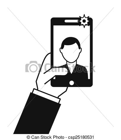 407x470 Selfie Concept Design, Vector Illustration Eps10 Graphic .