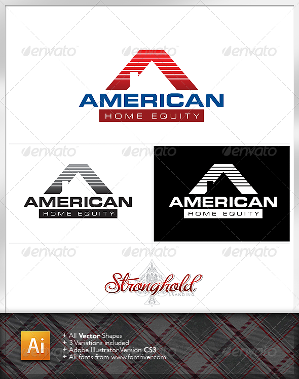 590x748 American Home Equity Vector Eps