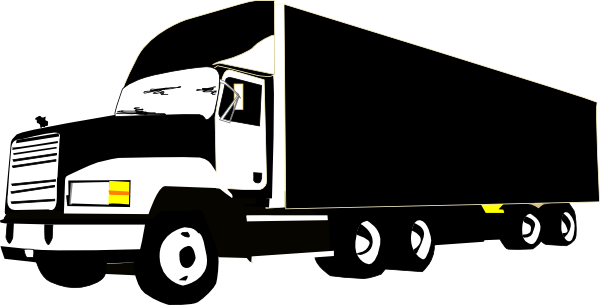 600x305 Semi Truck Mack Clip Art