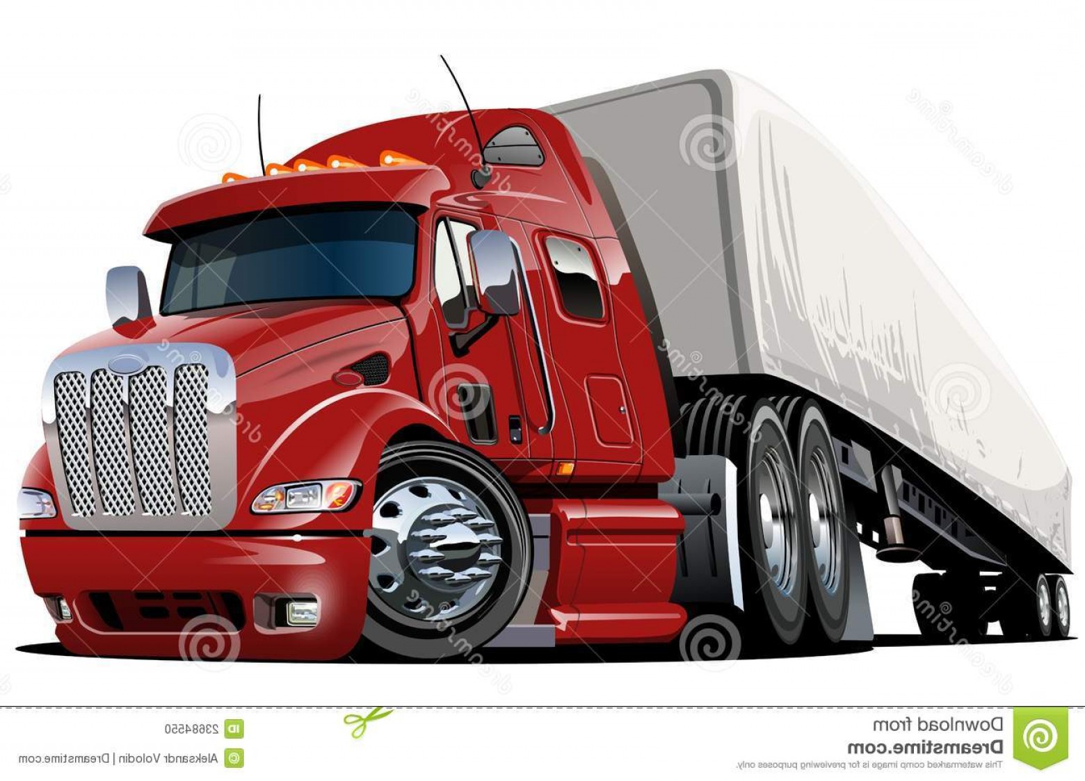 Semi Truck Vector at GetDrawings | Free download