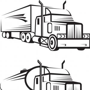 Semi Truck Vector at GetDrawings | Free download