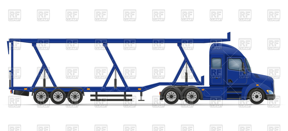 1200x546 Truck Semi Trailer For Transportation Of Cars