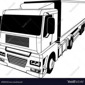 300x300 Royalty Free Stock Image Vector Cargo Semi Truck Image Rongholland