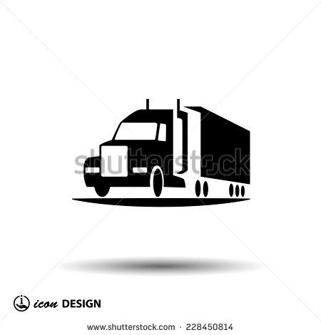 450x470 Semi Truck Silhouette Clip Art Semi Truck Stock Vectors Amp Vector