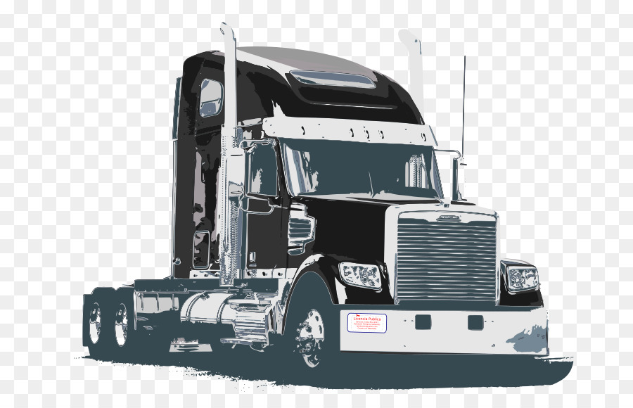 900x580 Semi Trailer Truck Clip Art