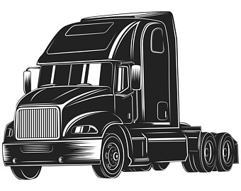 340x270 Semi Truck Svg Etsy