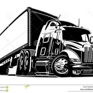 300x300 Stock Illustration Cartoon Semi Truck Available Eps Vector Format