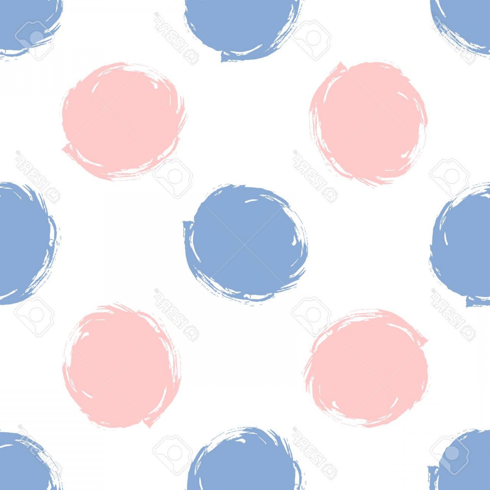 1560x1560 Photostock Vector Grunge Seamless Pattern Polka Dots In Color Rose