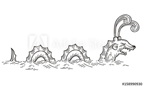 500x303 Sea Serpent Vector