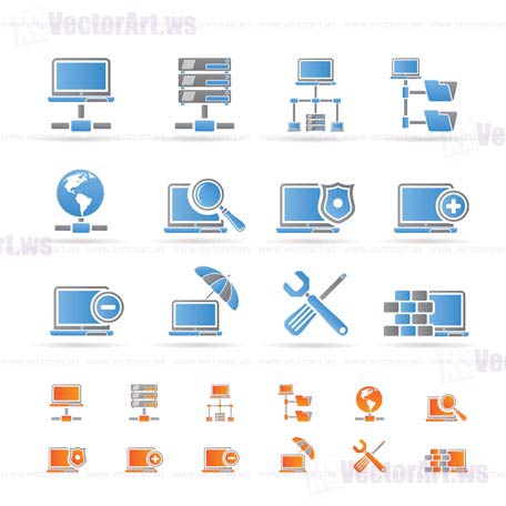 456x456 Network, Server And Hosting Icons