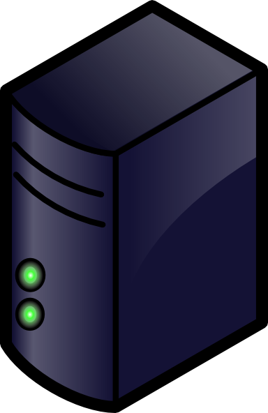384x592 Server Clip Art Free Vector 4vector
