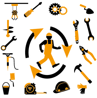 328x332 Worker With Repair Service Vector 07 Free Download