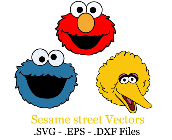 Sesame Street Characters Vector at GetDrawings | Free download