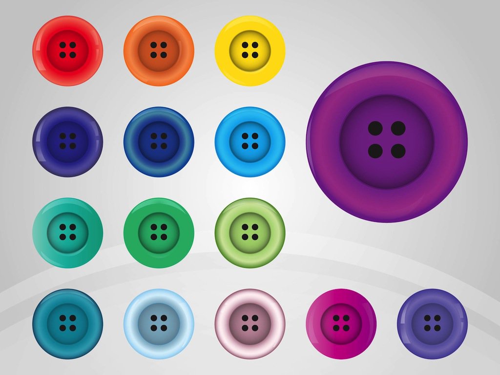 1024x769 Sewing Buttons Vector Art Amp Graphics