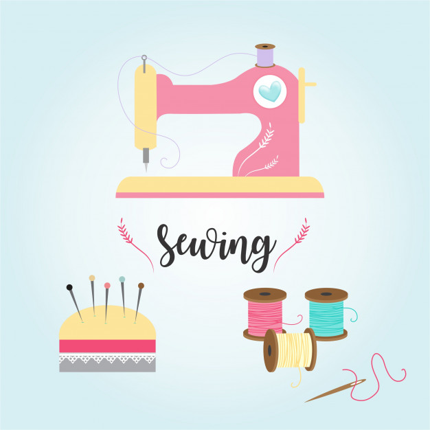 626x626 Cute Sewing Vector Premium Download