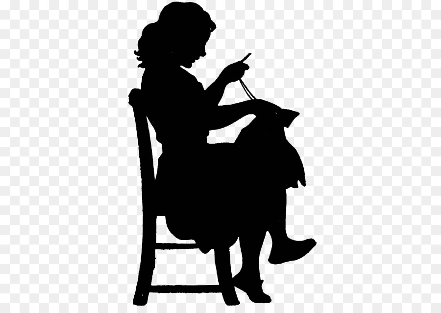900x640 Clip Art Silhouette Sewing Vector Graphics Knitting