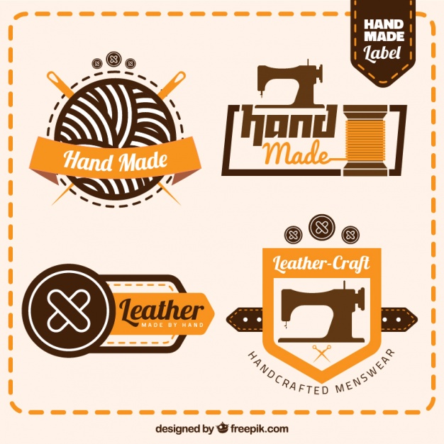 626x626 Selection Of Badges For Sewing Vector Free Download