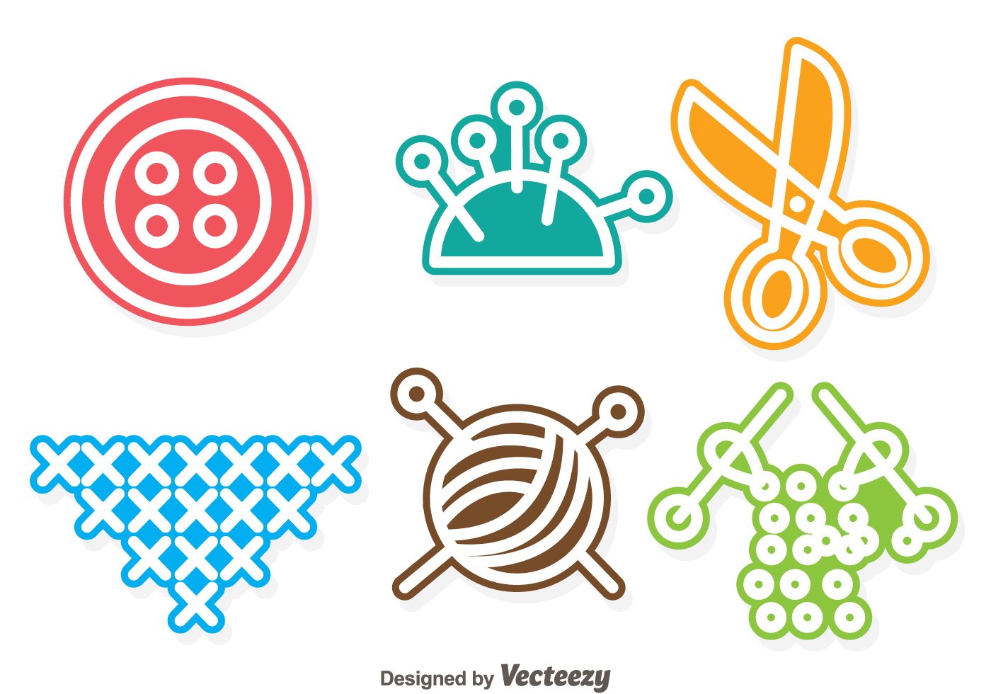 1400x980 Sewing Colorful Vectors