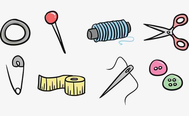 650x400 Sewing Tools, Ruler, Button, Needle Png And Vector For Free Download
