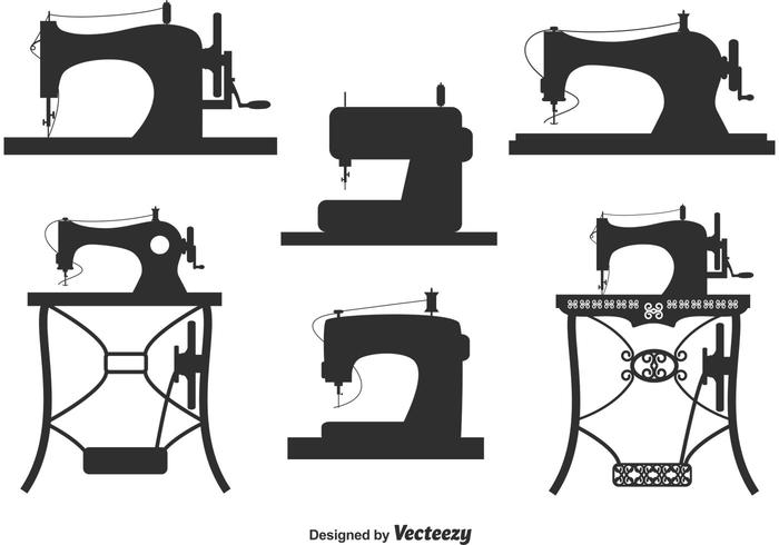 700x490 Collection Of Vintage Sewing Machine Vectors