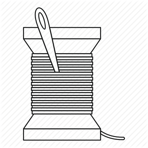 512x512 Collection Of Free Stitch Vector Thread. Download On Ubisafe