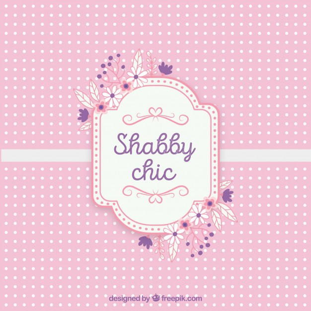 626x626 Shabby Chic Text Card Vector Free Download