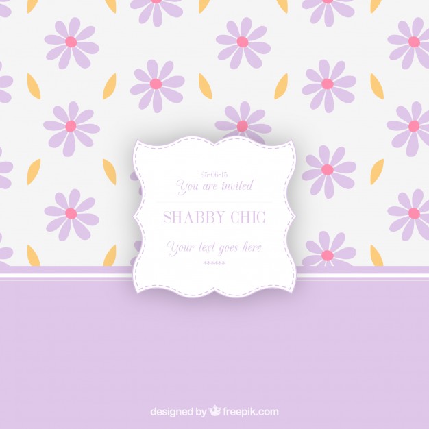 626x626 Tarjetas Shabby Chic Descargar Vectores Gratis