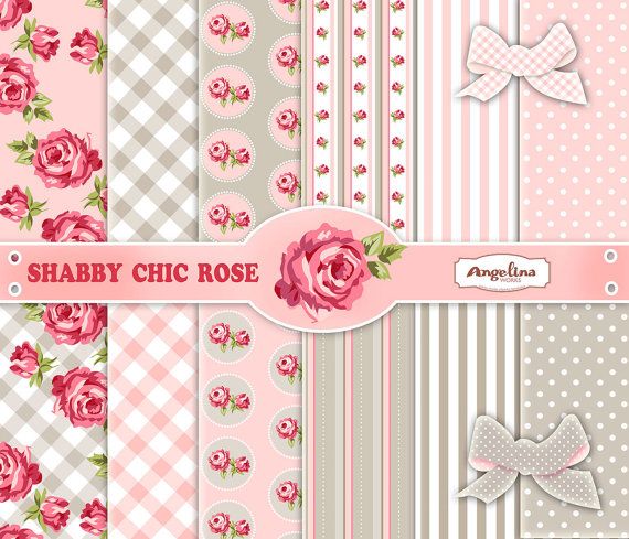 570x489 Shabby Chic Vector Gratis
