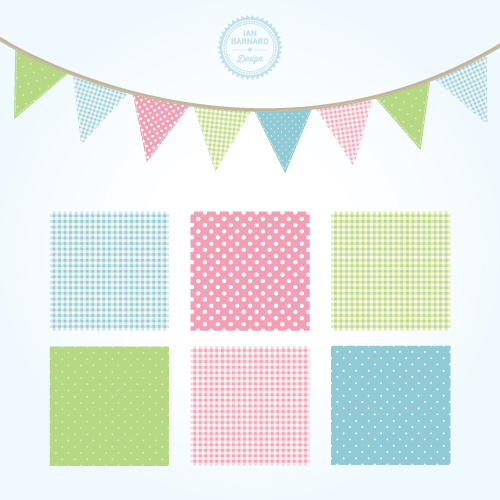 500x500 Free Shabby Chic Vector Bunting And Patterns Ian Barnard