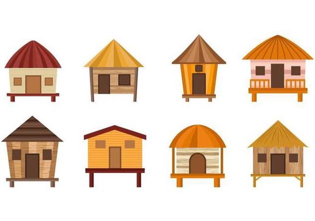 632x443 Free Shack Vector Free Vector Download 372859 Cannypic