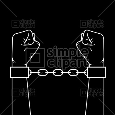 400x400 Hands With Fists In Shackles