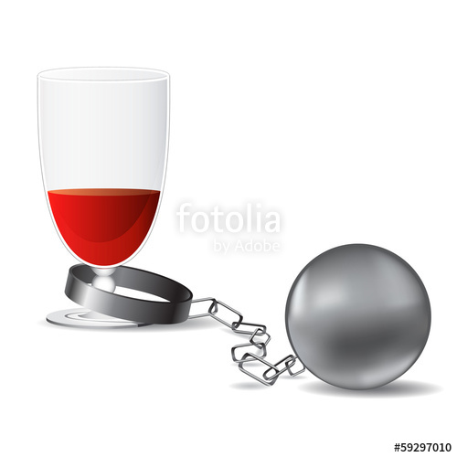 500x500 Glass Of Red Wine And Shackles Stock Image And Royalty Free