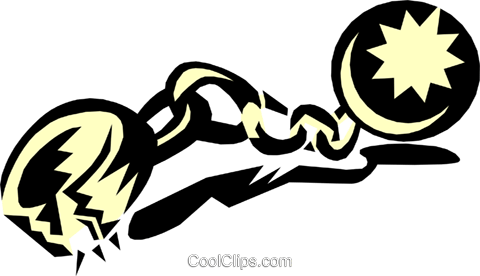 480x276 Shackles Royalty Free Vector Clip Art Illustration Busi0914