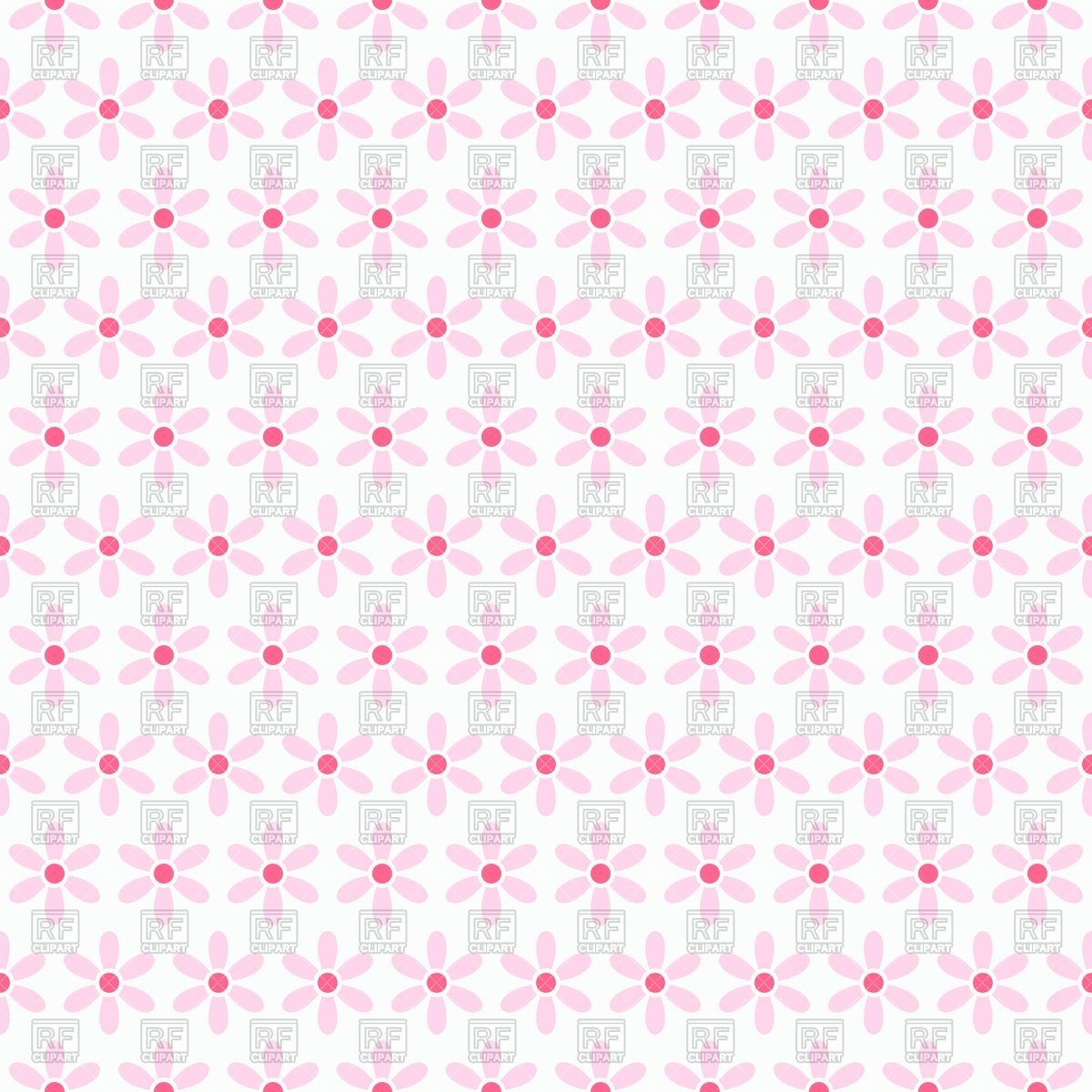 1200x1200 Cute Floral Pattern In Pastel Shades Vector Image Vector Artwork
