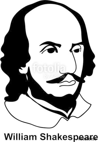 343x500 William Shakespeare (Vector) Stock Image And Royalty Free Vector