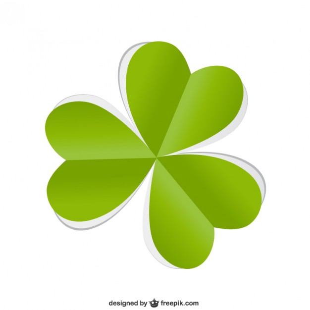 626x626 St Patricks Day Shamrock Vector Free Download