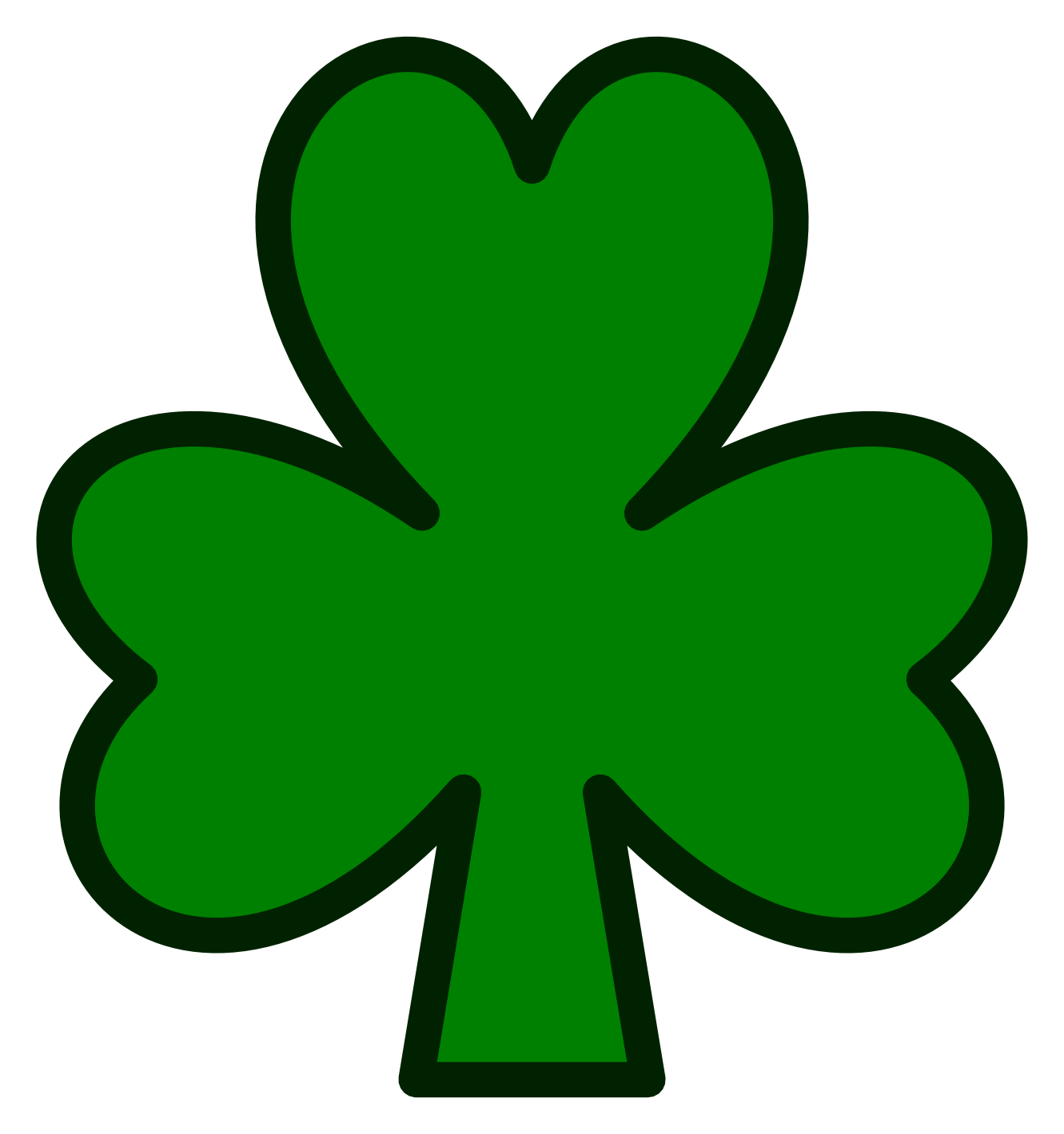 1331x1420 Shamrock Clip Art Vector Free Clipart Panda